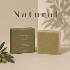 Olive soap With Green Tea and Walnut