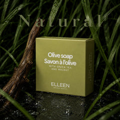 Olive soap With Green Tea and Walnut